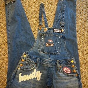 Universal Thread Light Blue Denim Overalls